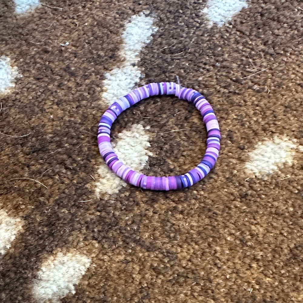 Purple Beaded Bracelet